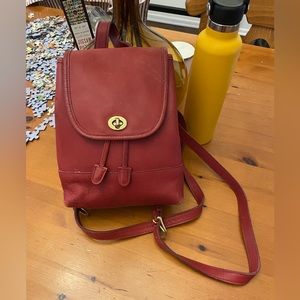 Vintage Coach mini backpack